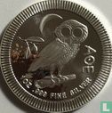 Niue 2 dollars 2018 (kleurloos) "Athenian owl" - Afbeelding 2