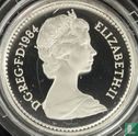 United Kingdom 1 pound 1984 (PROOF - silver) "Scottish thistle" - Image 1
