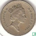 United Kingdom 1 pound 1989 "Scottish thistle" - Image 1
