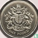 United Kingdom 1 pound 1993 "Royal Arms" - Image 2
