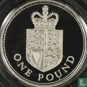 United Kingdom 1 pound 1988 (PROOF - silver) "Royal Shield" - Image 2