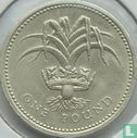 Royaume-Uni 1 pound 1985 (type 1) "Welsh leek" - Image 2