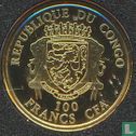 Congo-Brazzaville 100 francs 2019 (PROOF) "Notre Dame de Paris" - Afbeelding 2