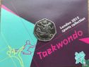 Verenigd Koninkrijk 50 pence 2011 (coincard) "2012 London Olympics - Taekwondo" - Afbeelding 1