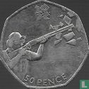 Verenigd Koninkrijk 50 pence 2011 "2012 London Olympics - Shooting" - Afbeelding 2