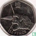 Verenigd Koninkrijk 50 pence 2011 "2012 London Paralympics - Archery" - Afbeelding 2