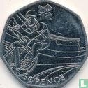 Verenigd Koninkrijk 50 pence 2011 "2012 London Olympics - Cycling" - Afbeelding 2