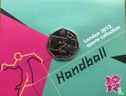 Vereinigtes Königreich 50 Pence 2011 (Coincard) "2012 London Olympics - Handball" - Bild 1