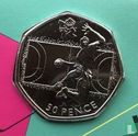 Royaume-Uni 50 pence 2011 (coincard) "2012 London Olympics - Handball" - Image 3