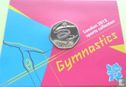 United Kingdom 50 pence 2011 (coincard) "2012 London Olympics - Gymnastics" - Image 1