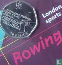 United Kingdom 50 pence 2011 (coincard) "2012 London Olympics - Rowing" - Image 3