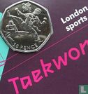 Verenigd Koninkrijk 50 pence 2011 (coincard) "2012 London Olympics - Taekwondo" - Afbeelding 3