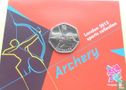 Verenigd Koninkrijk 50 pence 2011 (coincard) "2012 London Paralympics - Archery" - Afbeelding 1