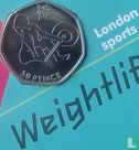 Verenigd Koninkrijk 50 pence 2011 (coincard) "2012 London Olympics - Weightlifting" - Afbeelding 3