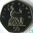 Verenigd Koninkrijk 50 pence 1990 - Afbeelding 2