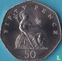 Verenigd Koninkrijk 50 pence 1984 - Afbeelding 2