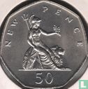 Royaume-Uni 50 new pence 1977 - Image 2