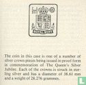 Verenigd Koninkrijk 25 new pence 1977 (PROOF - zilver) "25th anniversary Accession of Queen Elizabeth II" - Afbeelding 3