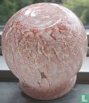 Opaline vaas, roze vlokken - Afbeelding 3