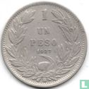 Chili 1 peso 1927 (type 2 - 0.5) - Image 1