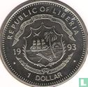 Liberia 1 Dollar 1993 "Protoceratops" - Bild 1