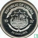 Liberia 20 dollars 1997 (PROOF) "Diana Princess of Wales - The Queen Mother" - Image 1