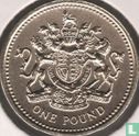 United Kingdom 1 pound 1983 "Royal Arms" - Image 2