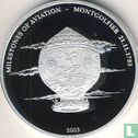 Liberia 10 dollars 2003 (PROOF) "Milestones of aviation - Montgolfier balloon" - Afbeelding 1