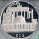 Liberia 20 dollars 2000 (PROOF) "Berlin" - Image 2