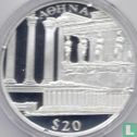 Liberia 20 dollars 2000 (PROOF) "Athens" - Afbeelding 2