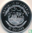 Liberia 10 dollars 2005 (PROOF) "Nomination of Pope Benedict XVI" - Image 2