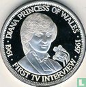 Liberia 20 dollars 1997 (PROOF) "Diana Princess of Wales - First TV interview" - Image 2