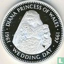 Libéria 20 dollars 1997 (BE) "Diana Princess of Wales - Wedding day" - Image 2