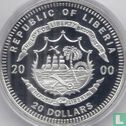 Liberia 20 dollars 2000 (PROOF) "Copenhagen" - Afbeelding 1