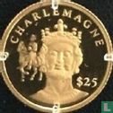 Liberia 25 dollars 2000 (PROOF) "Charlemagne" - Image 2