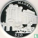 Liberia 20 dollars 2000 (PROOF) "Madrid" - Afbeelding 2