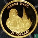 Liberia 25 dollars 2001 (PROOF) "Joan of Arc" - Afbeelding 2
