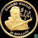Libéria 25 dollars 2001 (BE) "Galileo Galilei" - Image 2