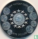 Liberia 5 dollars 2004 (without letter) "New Vatican coins" - Image 2