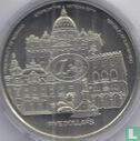 Libéria 5 dollars 2003 "Monaco - Vatican - San Marino - New European Currency" - Image 2
