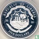 Liberia 5 dollars 2009 (PROOF) "Thomas Jefferson" - Image 1