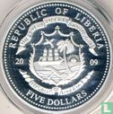 Liberia 5 dollars 2009 (PROOF) "Franklin D. Roosevelt" - Afbeelding 1