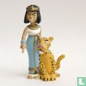 Cleopatra met luipaard - Afbeelding 1