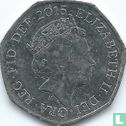 Verenigd Koninkrijk 50 pence 2015 (met JC) - Afbeelding 1