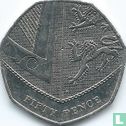Verenigd Koninkrijk 50 pence 2015 (met JC) - Afbeelding 2