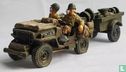 us jeep and trailer & 1st inf soldiers - Image 2