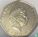 Guernsey 50 pence 2019 "50 years First flight of the Concorde - Landing" - Afbeelding 1