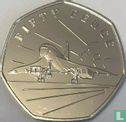 Guernsey 50 pence 2019 "50 years First flight of the Concorde - Landing" - Afbeelding 2