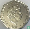 Guernsey 50 pence 2019 "50 years First flight of the Concorde - In flight" - Image 1
