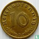 Duitse Rijk 10 reichspfennig 1938 (D) - Afbeelding 2
